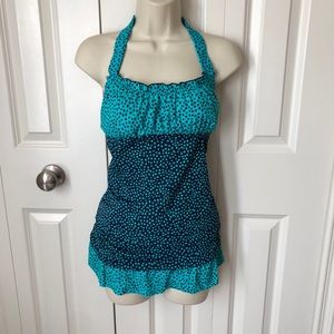 NWT halter tankini and skirt swimsuit size medium